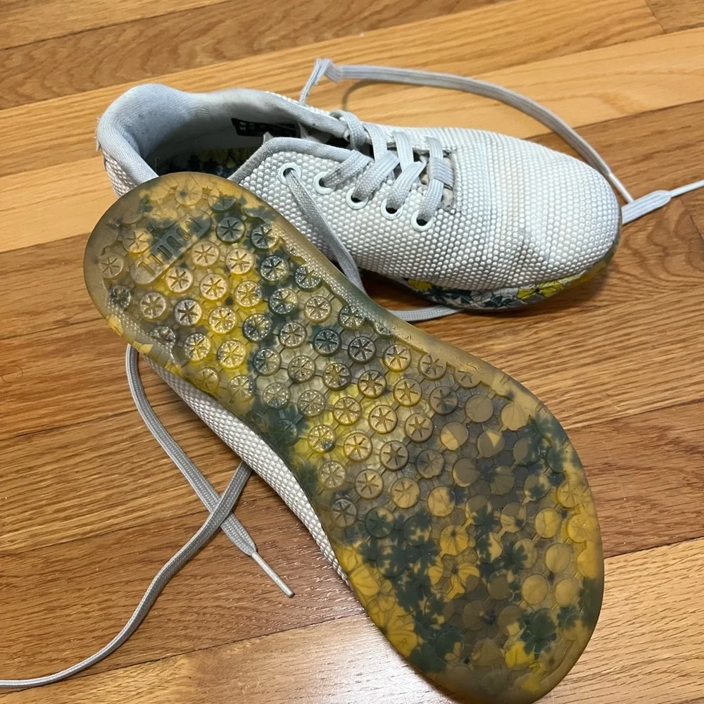 NOBULL White Floral Sneakers - Picture 3 of 5